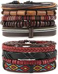 HZMAN Wrap Bracelets Men Women, Hem