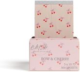 Hair Salon Pop Up Foil Sheets with Bow and Cherry Design, 5 x 10.75 inches, 500 Count