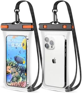 CITAMAMA Custodia Impermeabile Smartphone, [2 Pezzi] IPX8 Custodia Subacquea Smartphone Cover Cellulare Subacquea per iPhone 15 Pro Max 14 Pro 13 12 Galaxy S24 S23 Ultra Fino a 6,9"