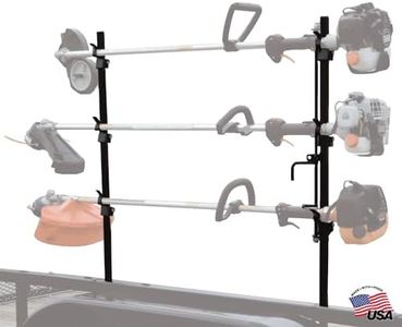 Buyers Products LT10 Landscape Trailer Trimmer Rack, Holds 3 Weed Eaters, Made in The USA, Trimmer Rack for Open Landscape Trailers, Lawn Care Accessories, Lawn Equipment & Landscape Tools