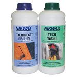 Nikwax Tech Wash/Tx Direct Clean & Proof Twin Pack (1Litre)