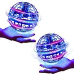 Drumstone 𝐁𝐔𝐘 𝟏 𝐆𝐄𝐓 𝟏 Rechargeable Flying Toy Ball, Built-in RGB Lights 360°Rotating Magic Controller Spinner Fidget Toy, Perfect Unique Gift for Kids 𝟏𝟓 𝐘𝐞𝐚𝐫𝐬 𝐖𝐚𝐫𝐫𝐚𝐧𝐭𝐲