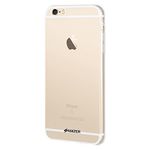 Amzer AMZ98378 Pudding Soft Gel TPU Skin Fit Cover Case for iPhone 6 Plus, iPhone 6S Plus, Retail Packaging, Clear