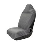 Ohleats Car Towel Seat Cover, Waterproof Auto Seat Cover for Running, Swimming, Gym, Washable Non-Slip Car Seat Protector Fit for Sedans, Trucks, SUVs, Universal Car Accessories (Gray)