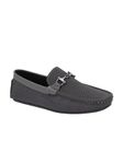 Big Fox Knitted | Flexible | Durable Buckle Loafers for Men (Grey)