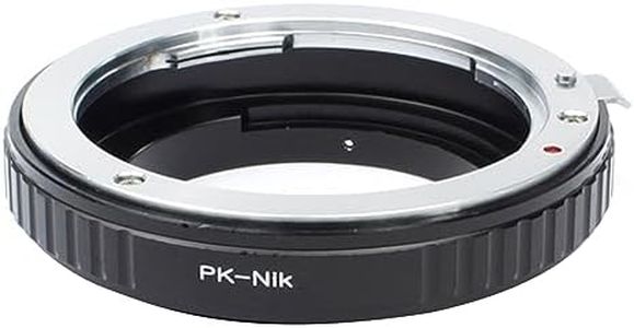 ZEZEFUFU Camera Lens Adapter Ring for Pentax K PK Lens to for Nikon F Mount Adapter D780/D6/D3500/D850/D7500 Camera