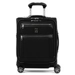 Travelpro Platinum Elite Softside Expandable Spinner Wheel Luggage, Shadow Black, Carry-On 19-Inch