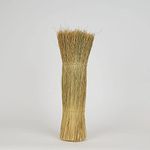 Natural and Dyed/Colored Broomcorn Hurl for Broom Making and Crafting (Natural, 20 Inch)