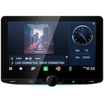 Kenwood Excelon Reference DMX1058XR 10.1” HD Touchscreen Car Stereo – Bluetooth Double DIN Radio with Wireless Apple CarPlay, Android Auto, Backup Camera Inputs, Hi-Res Audio, Floating Display