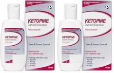 Ketopine Ketoconazole 2% Medicated Anti-Dandruff Shampoo, 60ml | Dermatologically Tested | Clinically Proven to Treat and Prevent Itchy, Flaky, Dry Scalp, Seborrhoeic Dermatitis & Scalp Psoriasis