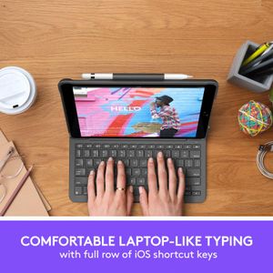 Logitech Slim Folio iPad Keyboard Case – Wireless Bluetooth Cover