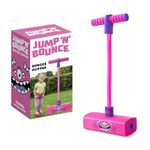 Jump ‘N’ Bouncer Bungee Hopper, Pogo Stick for Kids 3+, Foam Pogo Jumper Stick, Garden Toys Games, Purple