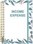 Income & Expense Log Book - Income and Expense Ledger Book for Small Business, 60 Sheets(120 Pages) Accounting Bookkeeping Tracking Ledger Log Book for Woman and Man, 5.8" x 8.5",Teal