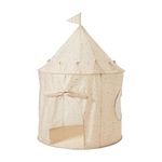 3 Sprouts Kids Play Tent - Sustainable Recycled Fabric – Fun Spacious Childs Playhouse for Indoor Games for Boys & Girls - Durable Fort Pop Up House for Toddlers & Children Age 3-10 - Terrazzo Beige