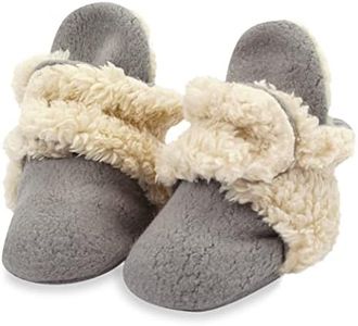 Zutano Unisex Baby Fleece w/Furry Baby Booties w/Grippers,1M