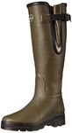 Le Chameau Vierzon BTE/J/H VIERZ M Men's Jersey Lined Wellington Boots, Camel Green, 10 UK (44 EU)