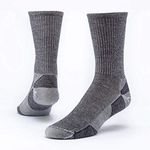 Maggie's Organics Urban Trail Wool Socks (10-13 Crew, Black)