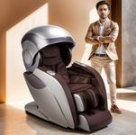 GLOBAL RELAX® | KRONOS 5D Massage Chair | Brown | Pressotherapy I Aromatherapy I Light Therapy I Thermotherapy | Bluetooh I 3D Sound | Gravity I Zero Space