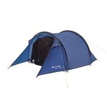 Eurohike Shadow 250 Nightfall Tent for 2 People with Porch and Darkened Bedroom, 2 Man, Compact, Lightweight, Tunnel, Easy to Pitch, Backpacking, Festivals, Wild Camping, Hiking, 2000mm HH, Blue