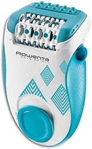 Rowenta Skin Spirit EP2910 - Depiladora de 2 velocidades con sistema anti dolor de 24 pinzas, cepillo limpiador, accesorio para zonas sensibles y bolsita de viaje