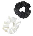 Radhu & Kabby Scrunchie for Women/Girls | Fancy & Stylish | Anti-Hair Breakage | Hair Ties for All Occasions | Stylish and Comfortable Hair Accessories | 2 Pcs | Same As Pic