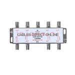 8 Way 5-2300 MHz Coaxial Antenna Splitter for RG6 RG59 Coax Cable Satellite HDTV (8 Ports)