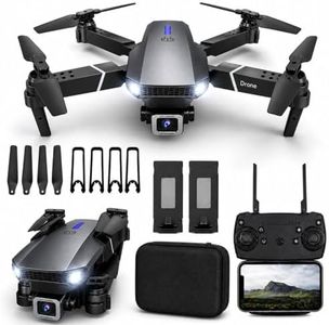 Drone with 4k Camera Foldable 1080P HD Drone with FPV Live Video, Smart Gestures Selfie, Altitude Hold, One Key Take Off/Landing, 3D Flips for Kids and Adults.W4