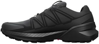 Salomon Men's Speedcross Peak Climasalomon Waterproof Hiking Shoe, Black/Black/Phantom, 10