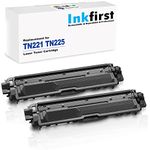 2 Inkfirst® Black Toner Cartridge TN221BK (TN-221 BK) Compatible Remanufactured for Brother TN221 Black HL-3170CDW HL-3170CW HL-3140CW MFC-9130CW MFC-9330CDW MFC-9340CDW