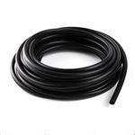 AotoKoop Universal High Performance Silicone Vacuum Tubing Hose 4mm, ID 5/32" Rubber Tubing Hose 10 FT (3 Meter) per roll, Black