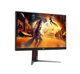 AOC 24G4 24 Inch Gaming Monitor, Full HD, Fast IPS, 180Hz, HDR10, HDMI 2.0, 0.5 ms Response time, Display Port 1.4, G Sync, Height Adjustment, Built-in Cross Hair.