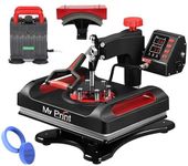 MY PRINT | DTF PRINTING | With Double Heating Tube | NEW Model | Heat Press 5 in 1 Digital Multi Functional Sublimation, Vinyl Printing Machine for T-Shirts, Mug, Plate Heat Press Machine 12x15 Inch |