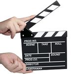 Veewon Wooden Director Action Sign Prop Film Movie Clapper Board Director's Film Slateboard,7.8"x8"/20cm x 21cm