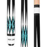 Pathline Pool Cue Stick - 58 inch Canadian Maple Professional Billiard Pool Stick (4 Colors, 18oz, 19oz, 20oz, 21oz) (A Blue 21oz)