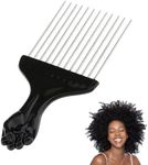 Ryaupy Metal Afro Hair Comb - Strai