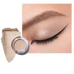 Oulac Glitter Eyeshadow Metallic Finish - High Impact Sepia Eyeshadow Waterproof | Up to 12 Hours Wear | Creates Eye-Catching Eye Make-up, Vegan, 06g Cream Color 23 Light Luxury