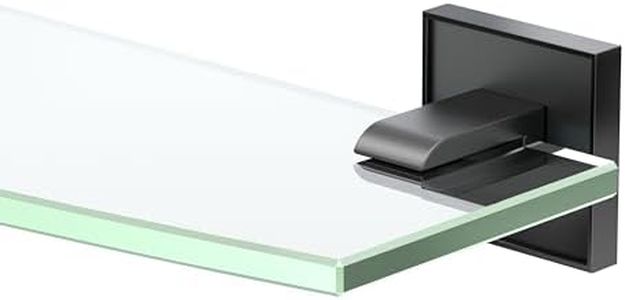 Gatco 5616MX Mode Glass Shelf, Matte Black