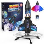 Spinner Rocket Launcher for Kids 200ft Self Launching Rocket Toy Gift