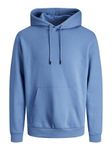 JACK & JONES Men's Jjebradley Noos Sweat Hood sweatshirt, Pacific Coast, S