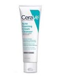 CeraVe 4% Benzoyl Peroxide ACNE Treatment Foaming Cleanser Face & Body Wash, with Hyaluronic Acid and Niacinamide. Helps Clear Acne Pimples and prevent breakouts. Gentle Gel, Fragrance-Free, 150ML