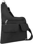 Travelon Anti-Theft Cross-Body Bag, Black, Small
