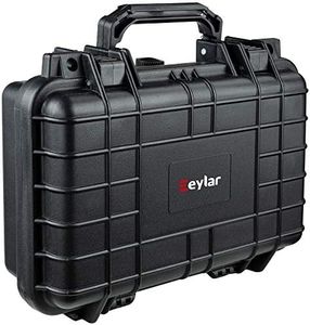 Eylar Tactical Hard Gun Case Water & Shock Proof With Foam TSA Approved 11.6 Inch 8.3 Inch 3.8 Inch (Black)