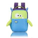 uppercase 18L Sprout 04|School Bag With Puffy Ears|2 Full Access Compartment|Well Padded Shoulder Strap|Name Tag,Organiser&Plush Charm Inside Standard Backpack|For Girls&Boys| 750 Days Warranty(Blue)