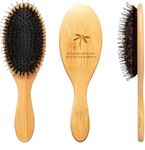 Belula Boar Bristle Hair Brush - Hair Brushes for Women & Mens Hair Brush, Detangler Brush, Hairbrush, Detangling Brush for Long, Curly or Any Type of Hair.