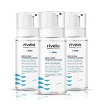 Rivela Dermascience by Cipla Deep Clean Foaming Facial Cleanser | Removes Dead Skin Cells | Makes Skin Supple and Smooth | For Normal to Oily Skin | 100 ml | Pack of 3