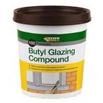 Everbuild 102 Premium Butyl Glazing Compound – Internal and External Use – Premium Grade – Brown – 2kg