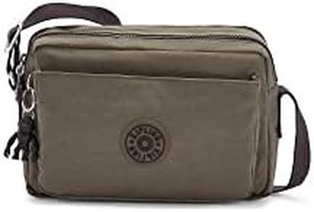 Kipling Womens Medium Bag, Lightweight, Adjustable Nylon Waist Pack Crossbody Bag, Green Moss, Medium US