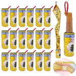 Torchtree Fly Trap,18 Pcs Fly Paper,Fly Catcher,Fly Traps indoor for Home Use,Fly Strips,Fly Catcher Indoor