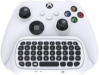 Controller Keyboard for Xbox Series X/Series S/One/S/ Controller Gamepad, 2.4Ghz Mini QWERTY Controller Keyboard Gaming Chatpad with Audio/Headset Jack for Xbox Series X/S Controller