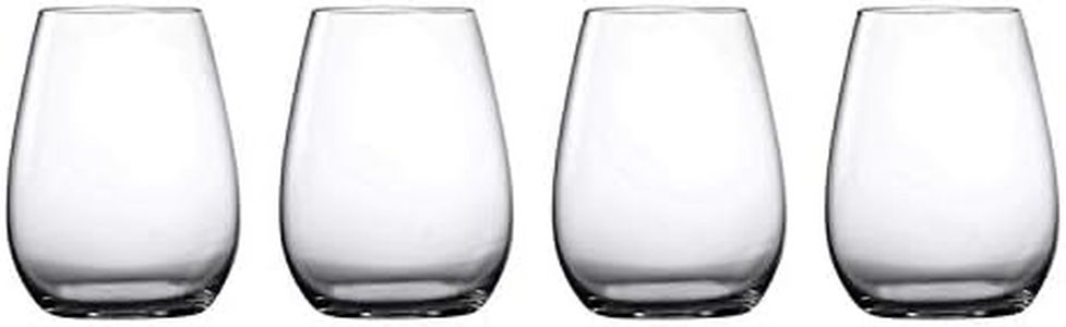 Waterford Marquis Moments 40033798 Wine Stemless Set of 4, Glass, 550ml, Crystal